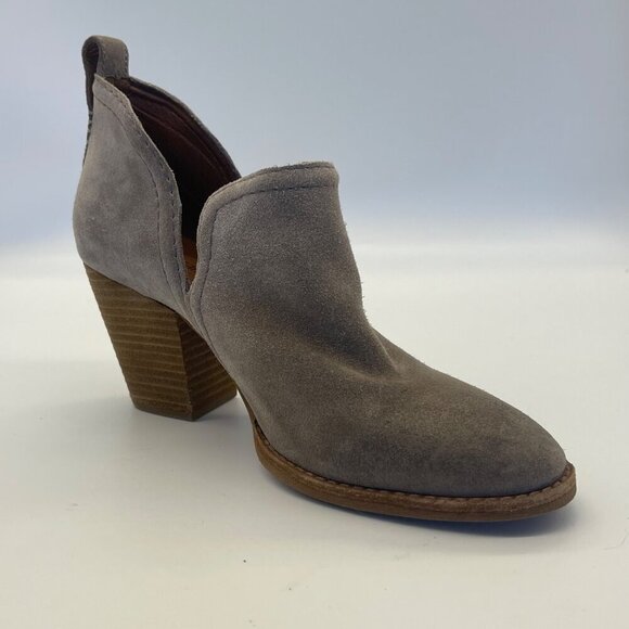 Jeffrey Campbell Rosalee Women’s Ankle Booties – Size 7 – Light Taupe Suede - Picture 3 of 14